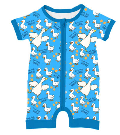 Duck duck goose shortie pajamas