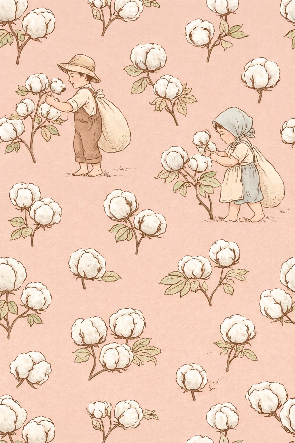 Cotton picker shortie pajamas