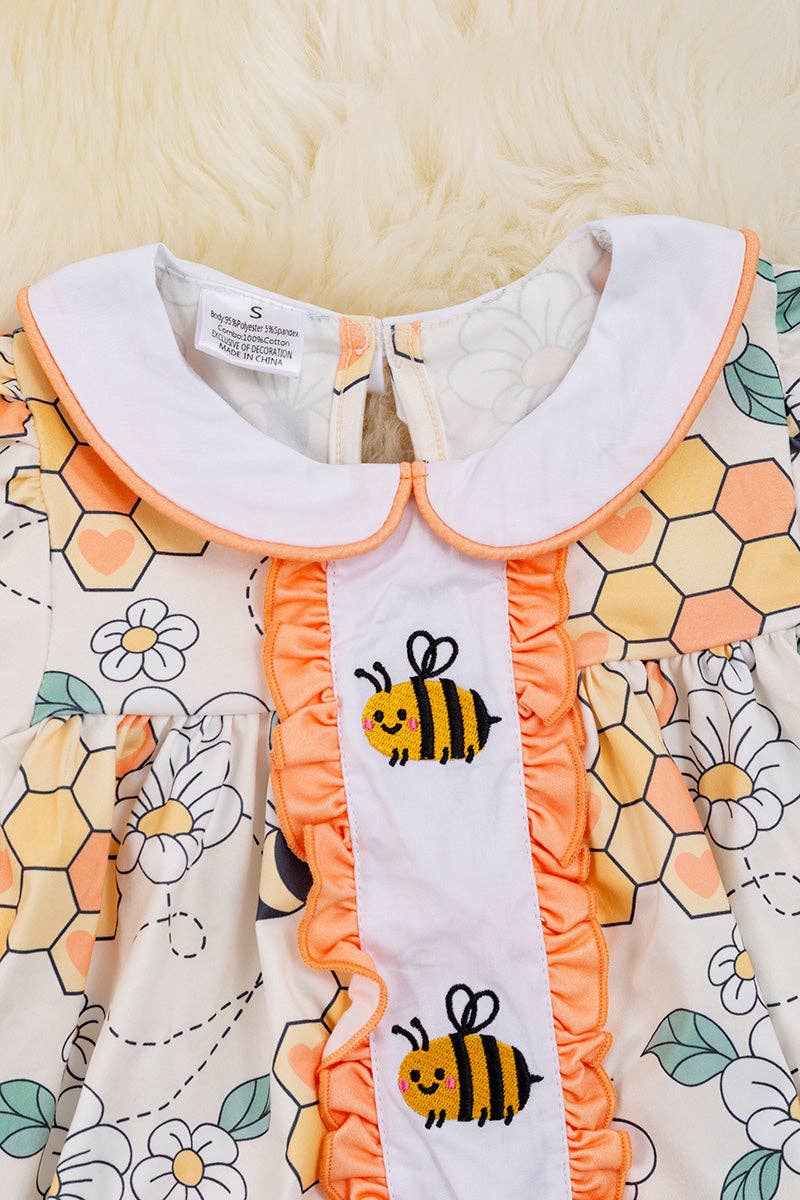 🐝🐝Bee embroidered dress
