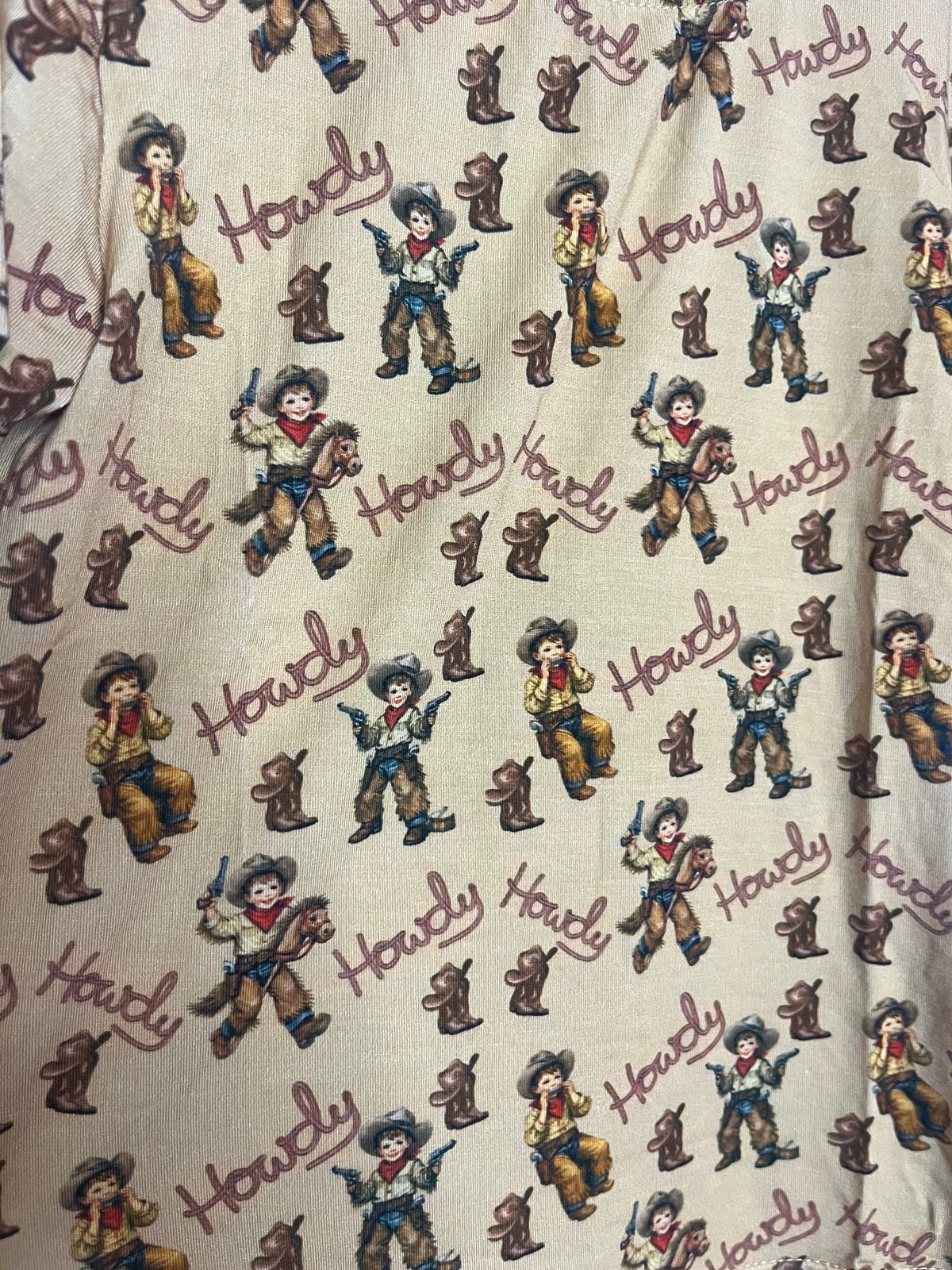 Howdy cowboy bamboo set