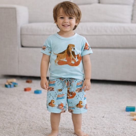 Fox and the hound two piece set