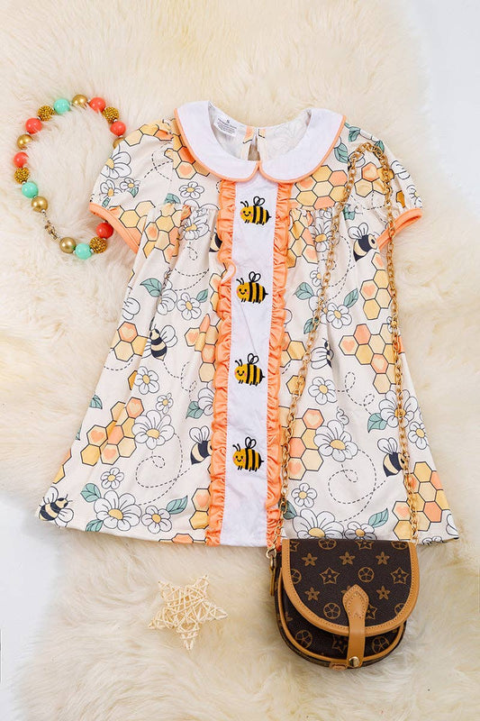🐝🐝Bee embroidered dress
