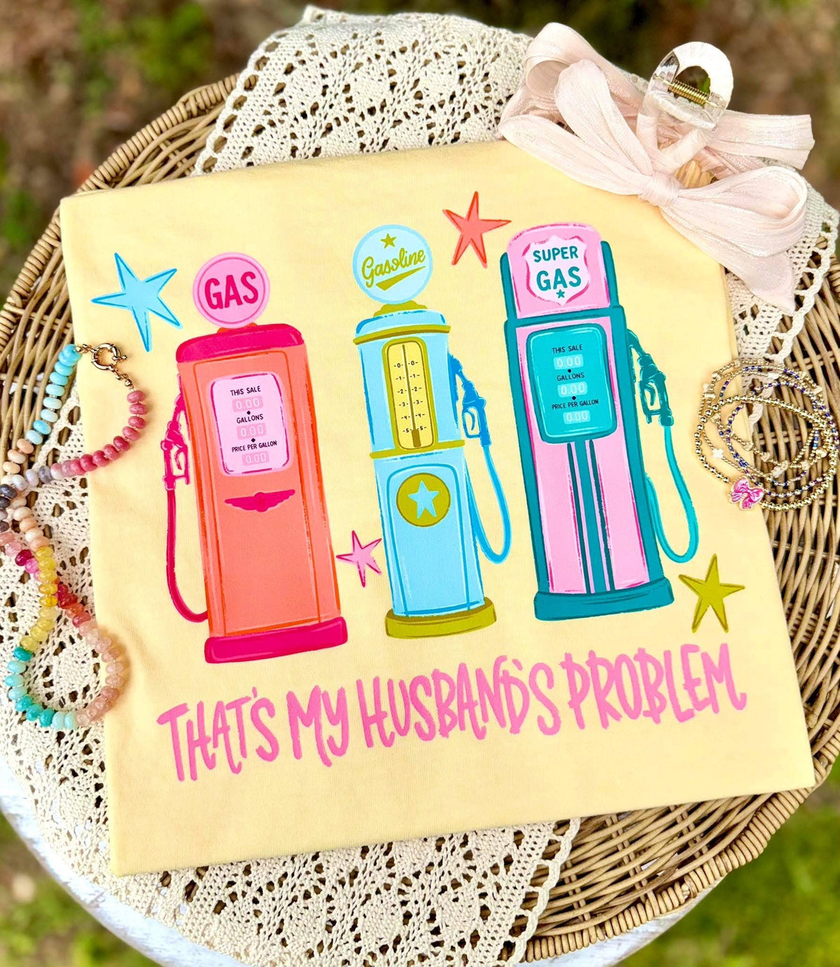 That's My Husband's Problem Shirt casual daywear shirt