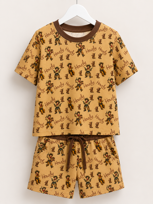 Howdy cowboy bamboo set