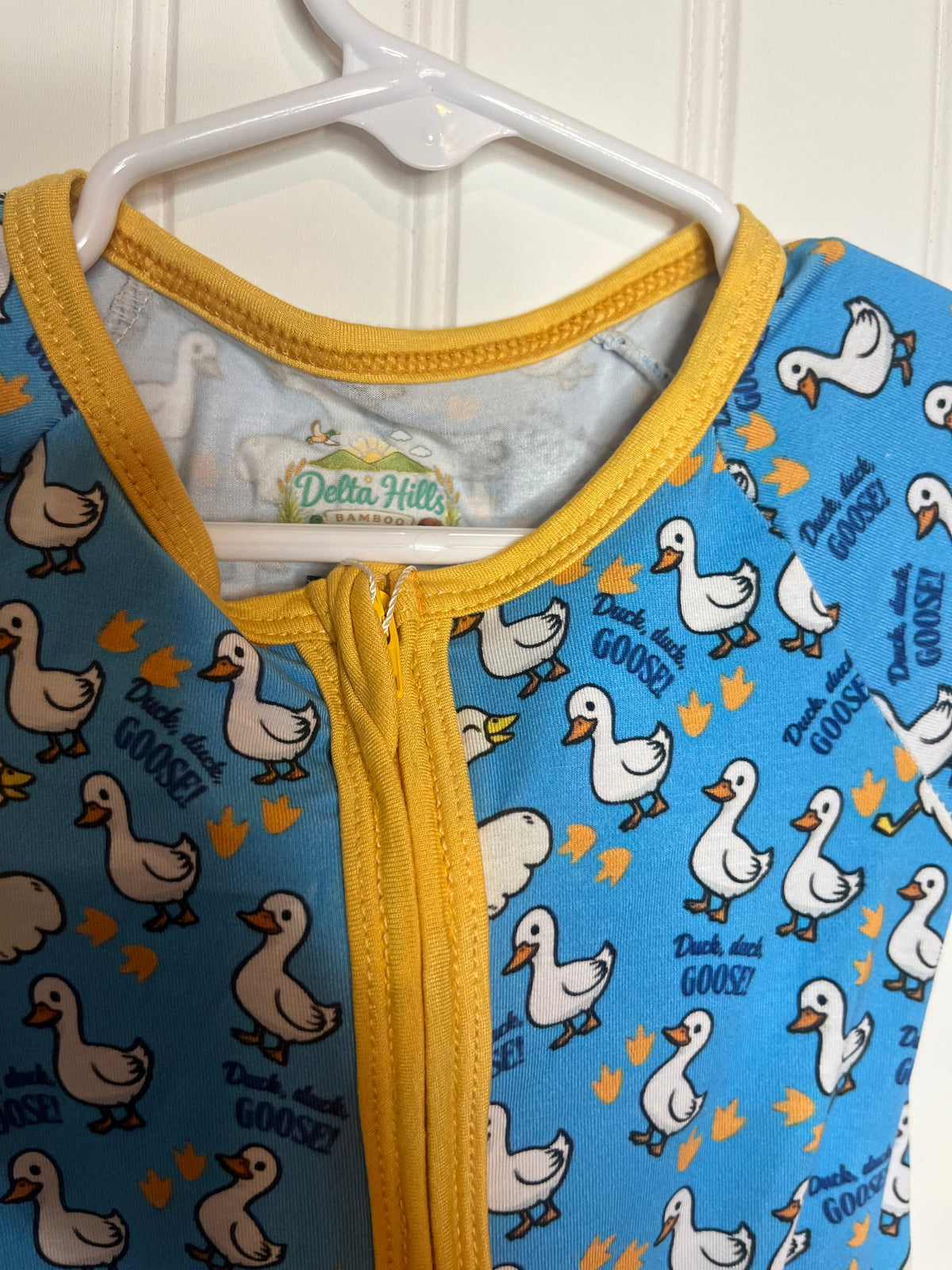 Duck duck goose shortie pajamas
