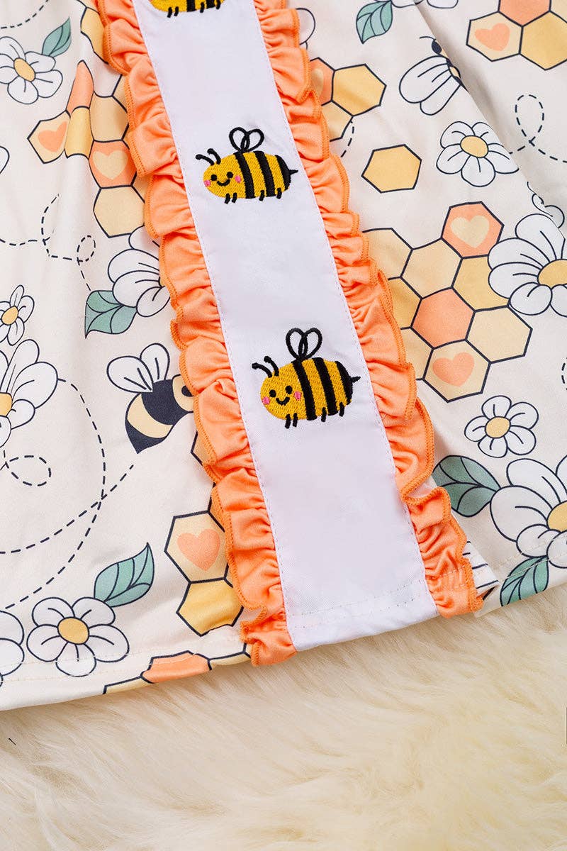 🐝🐝Bee embroidered dress