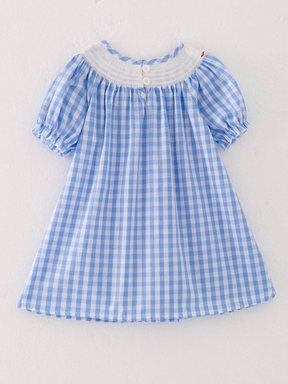 Farm Smocking Embroidered Girls Dress