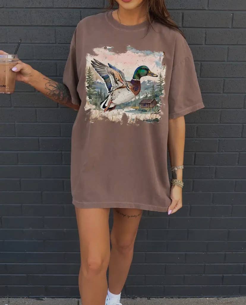 Vintage hunting Mallard Short Sleeve Shirt