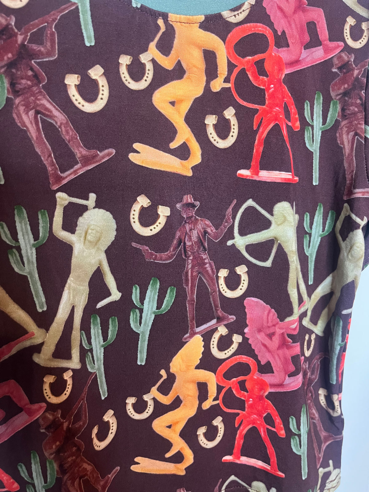 Cowboys and Indians Bamboo shorts set