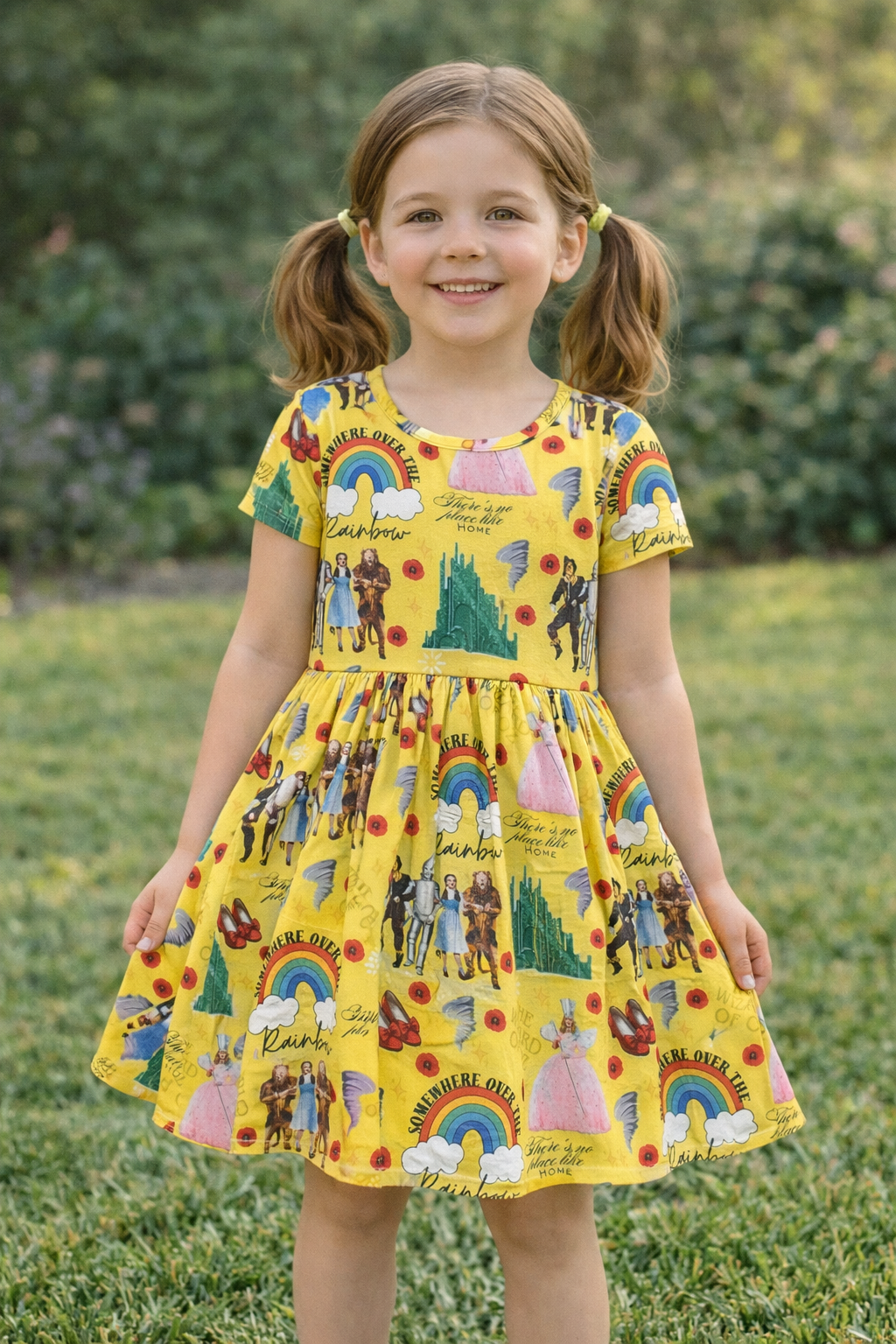 Take me to the wizard bamboo twirl dress