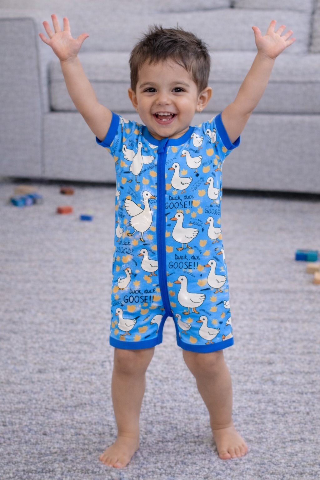 Duck duck goose shortie pajamas