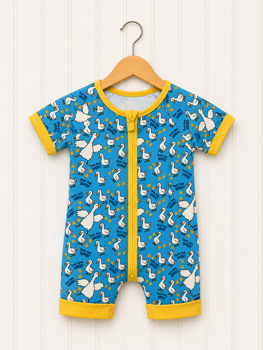 Duck duck goose shortie pajamas