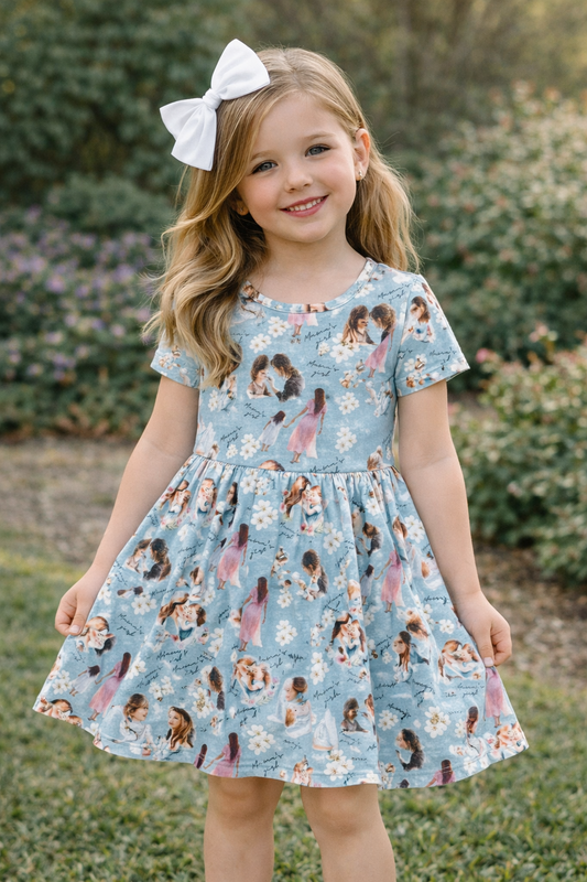Mom and me bamboo twirl dress