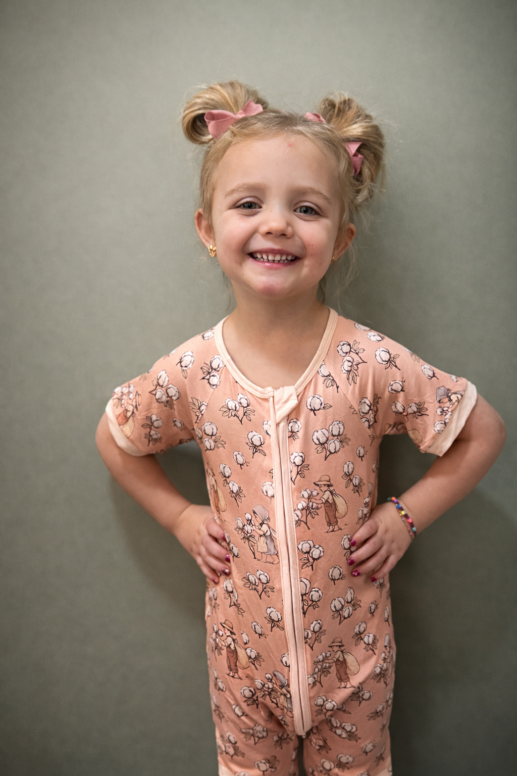 Cotton picker shortie pajamas