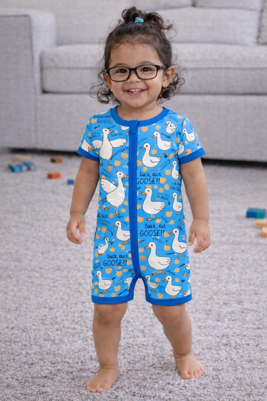 Duck duck goose shortie pajamas