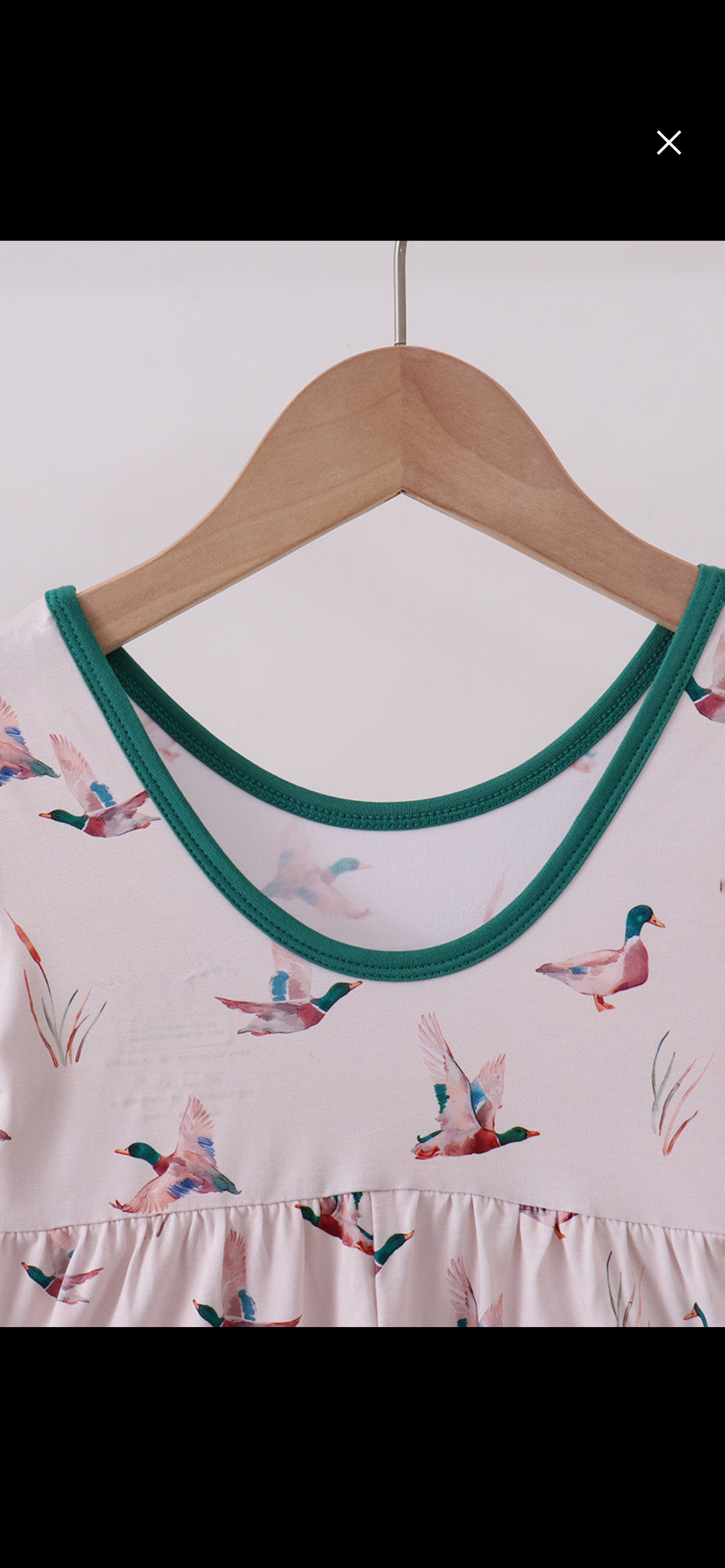 Duck romper bamboo