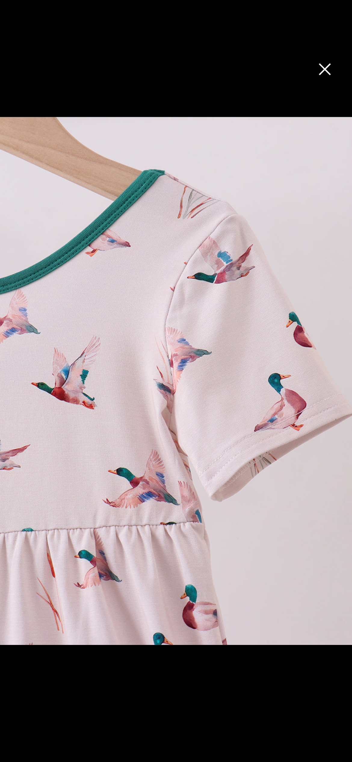 Duck romper bamboo
