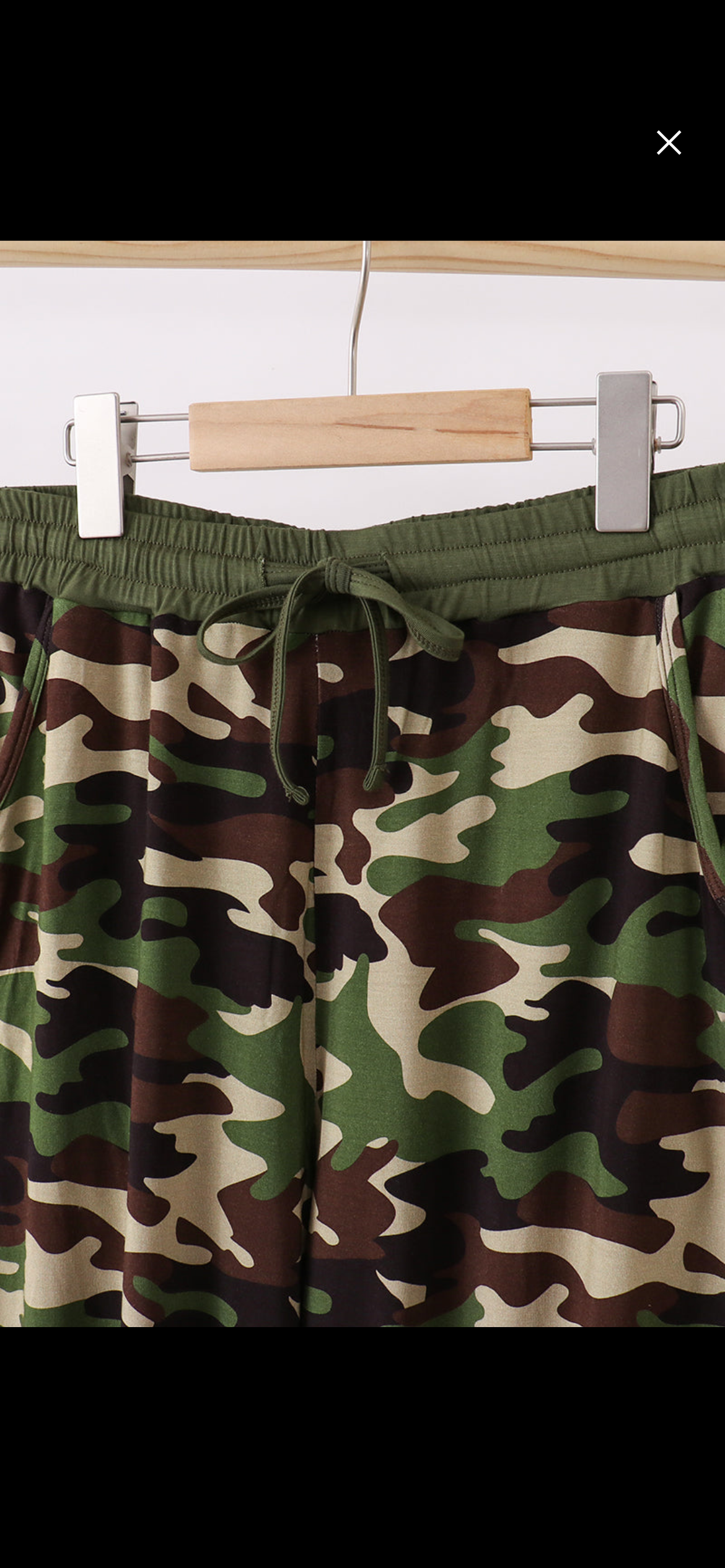 Men’s camo bamboo joggers