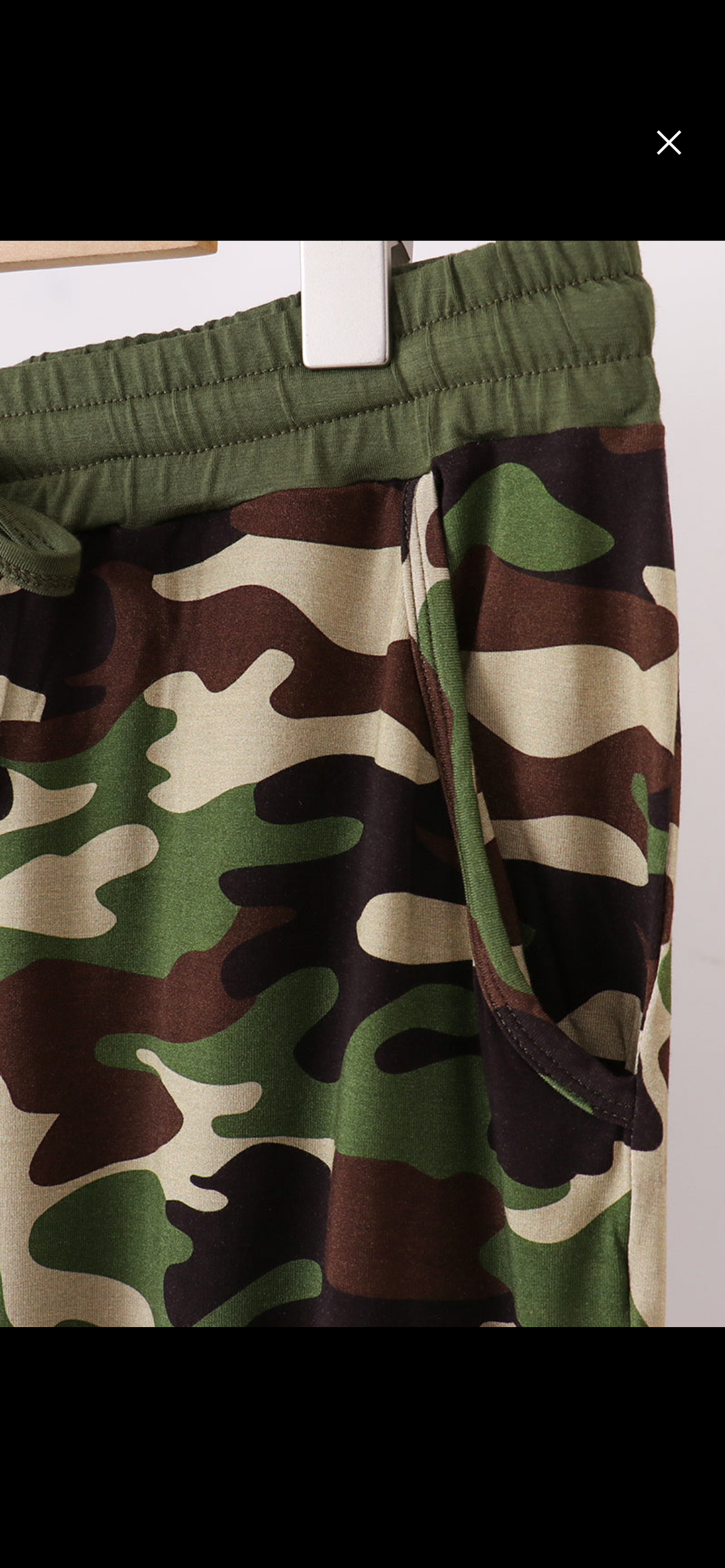 Men’s camo bamboo joggers