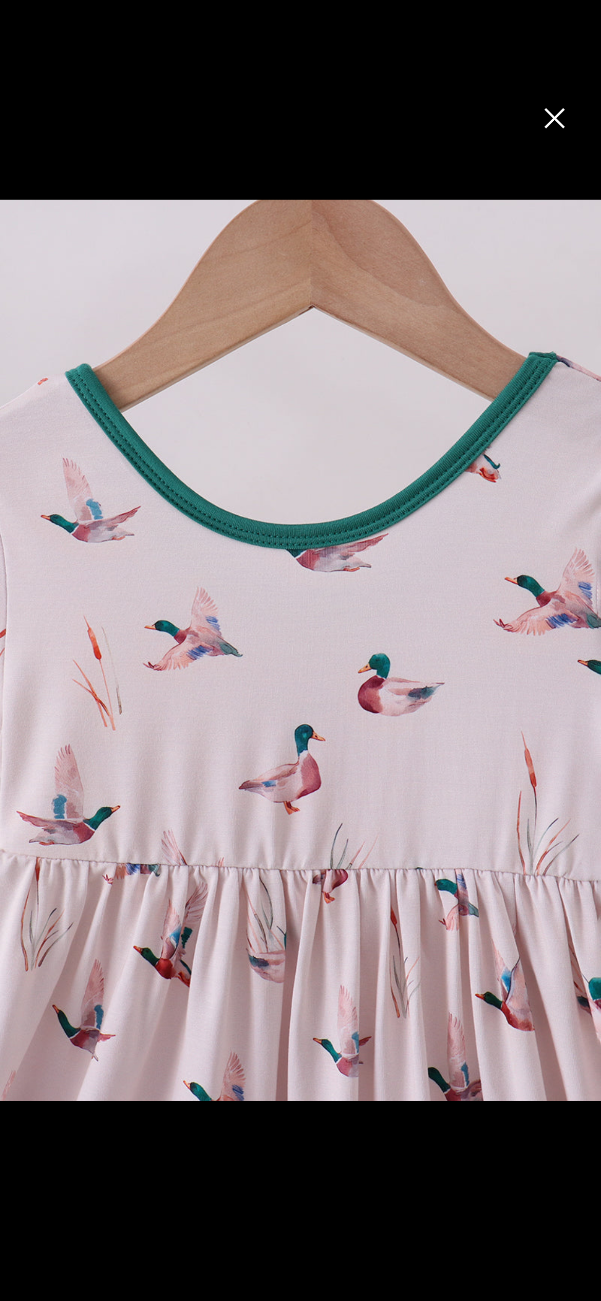 Duck bamboo twirl dress