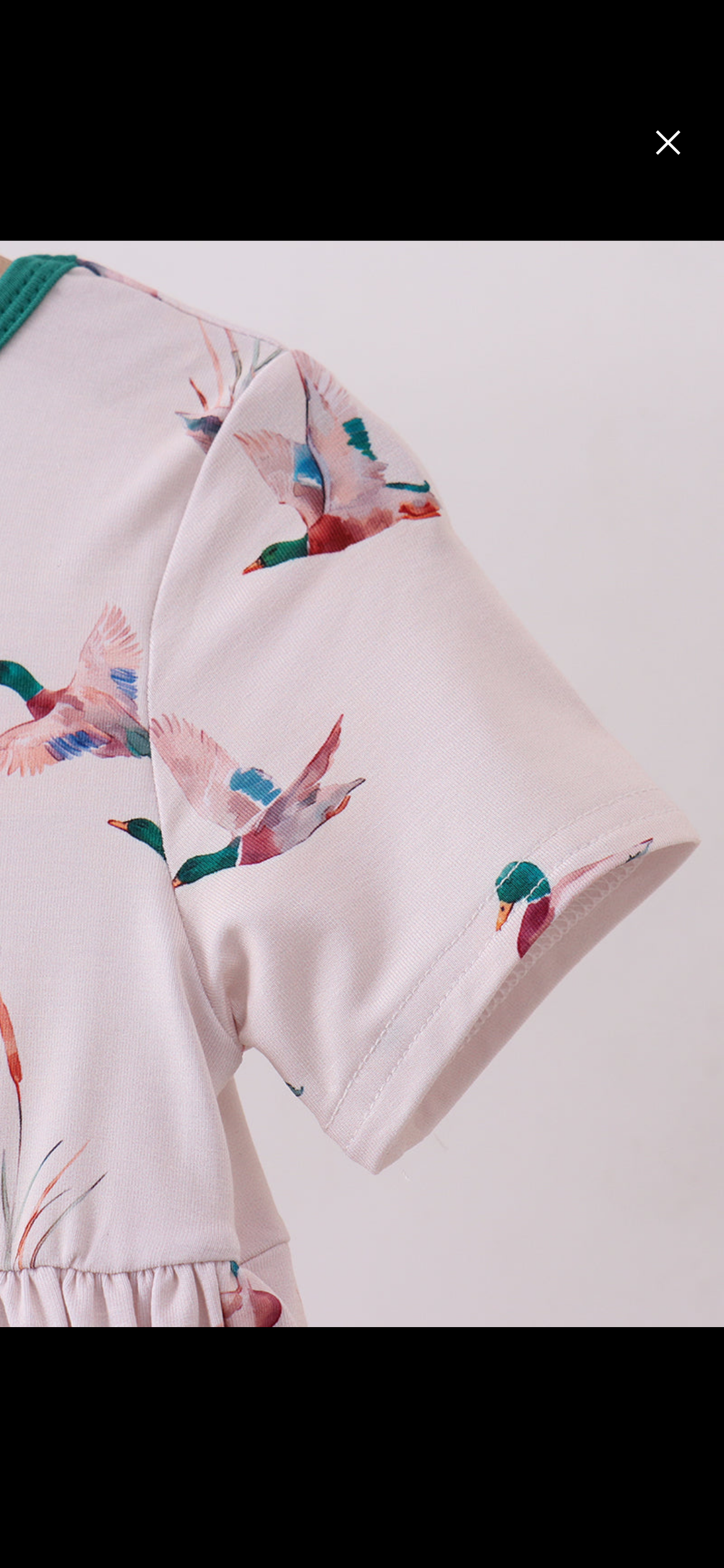 Duck bamboo twirl dress