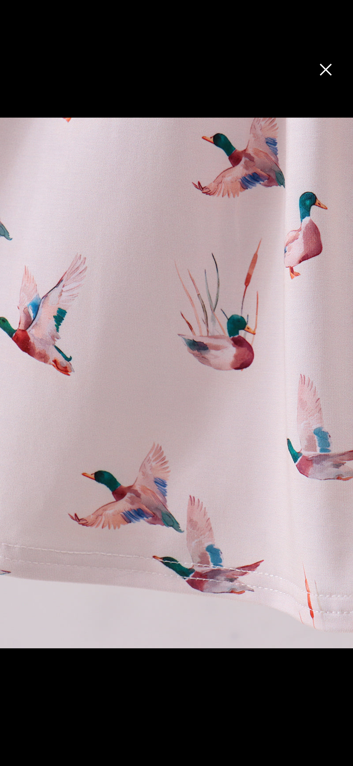 Duck bamboo twirl dress