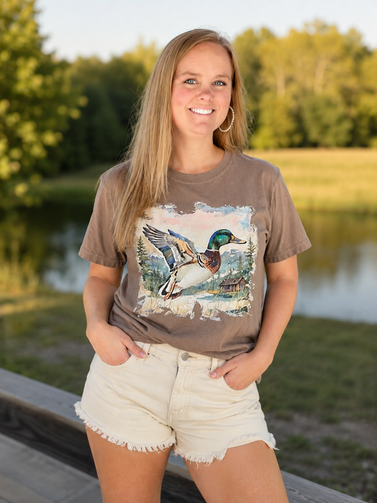 Vintage hunting Mallard Short Sleeve Shirt
