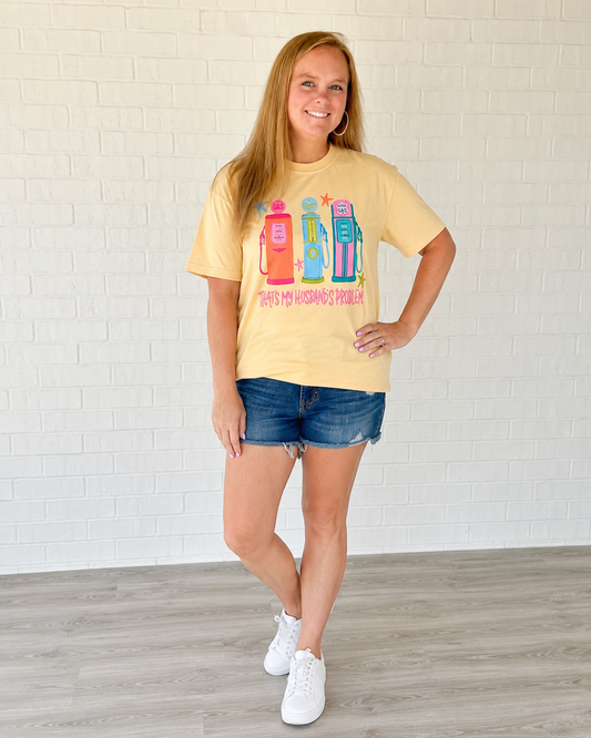 That's My Husband's Problem Shirt casual daywear shirt