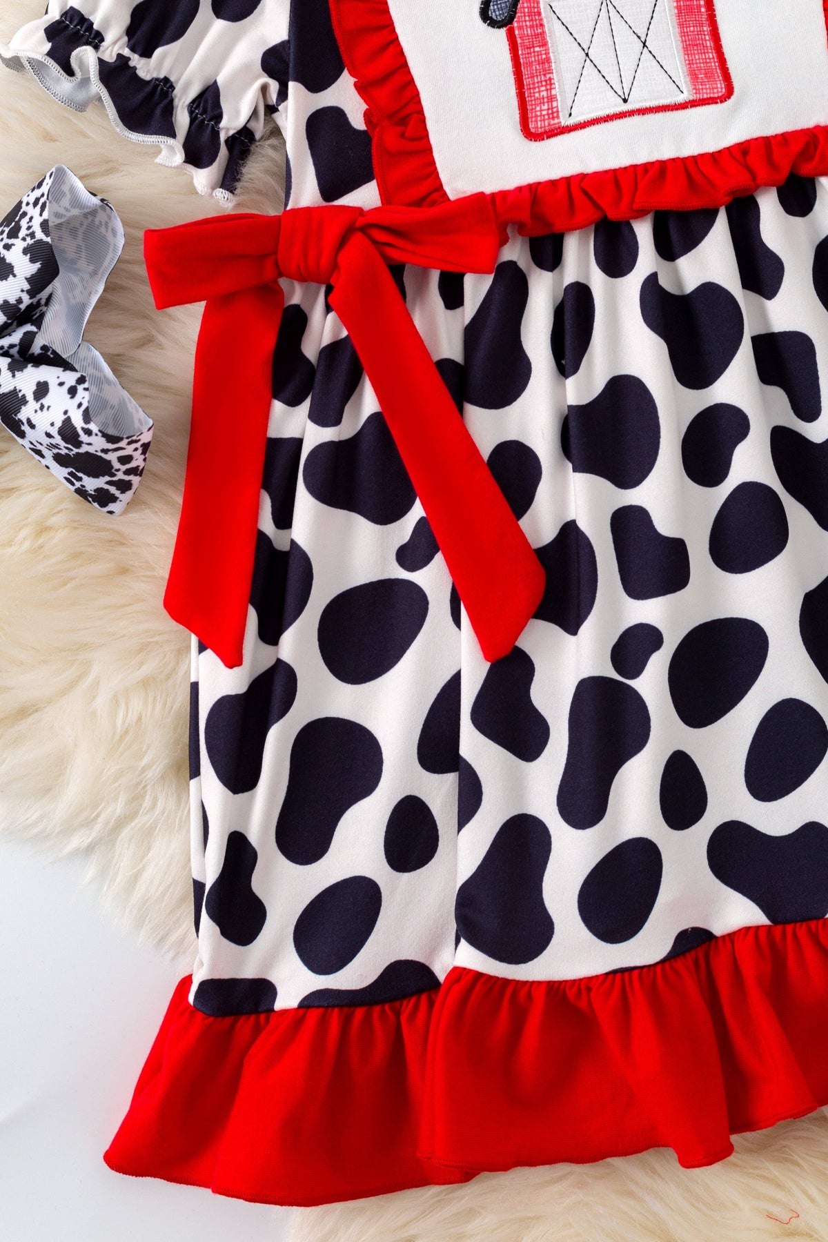 Barn Applique dress