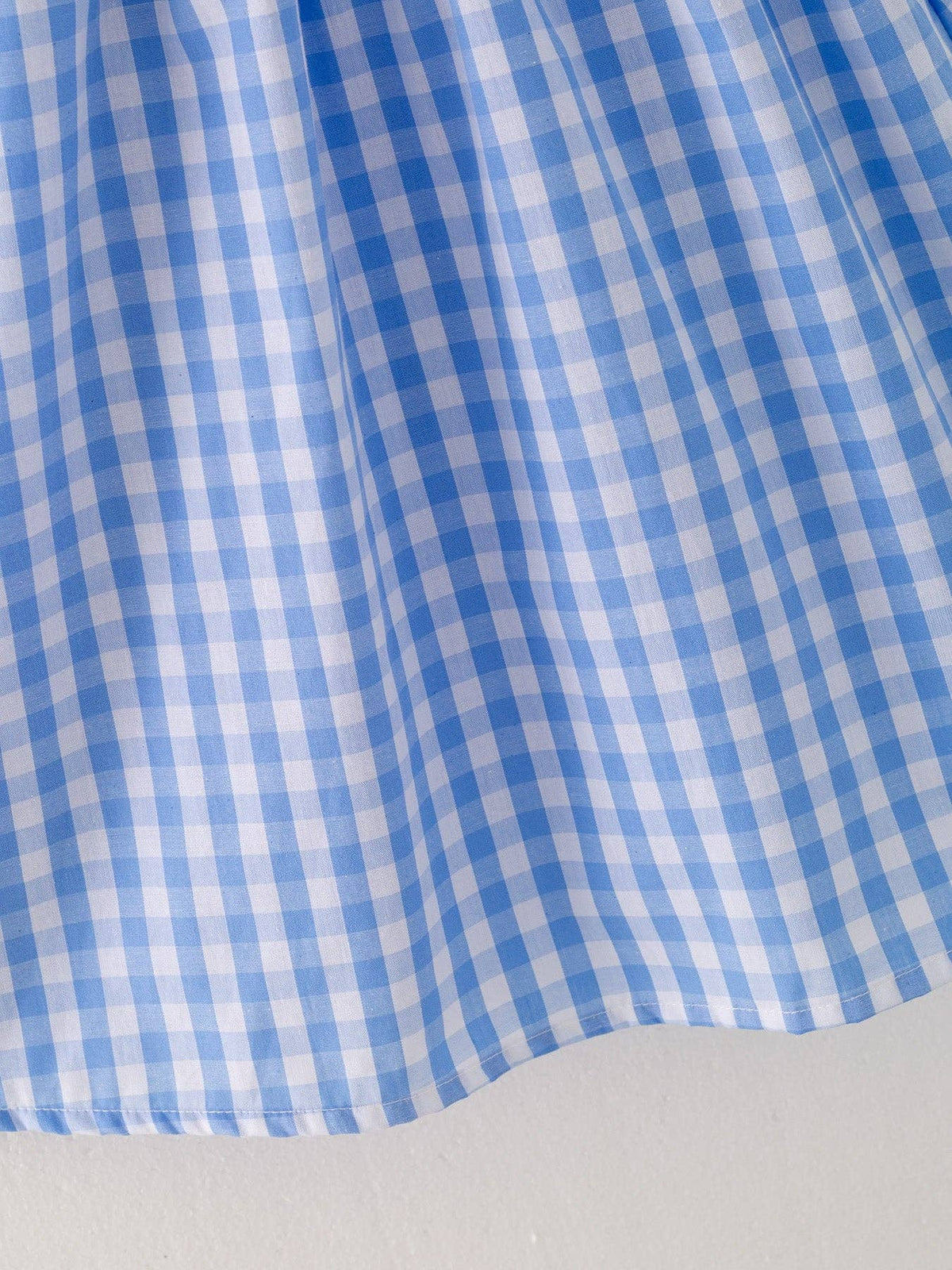 Farm Smocking Embroidered Girls Dress