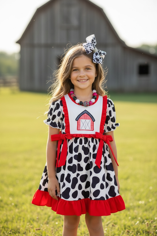 Barn Applique dress